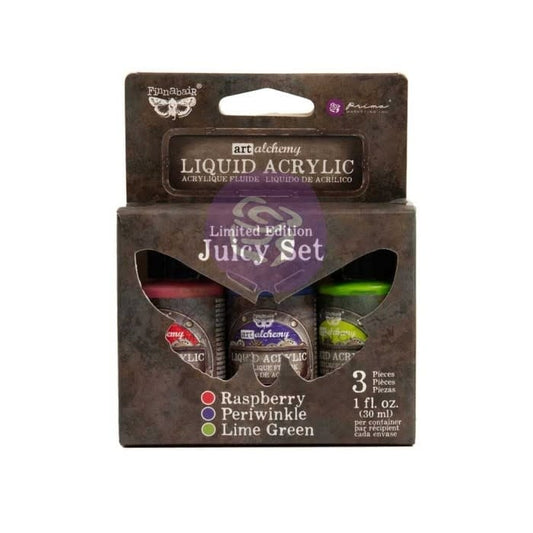 Limited Edition Liquid Acrylic Set - Juicy - 3 colors x 1 fl oz 30 ml each