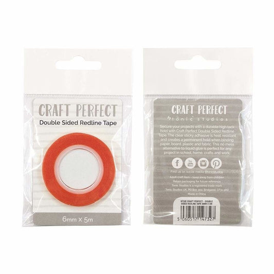 Craft Perfect - Double Sided Redline Tape - 1/4" x 16'