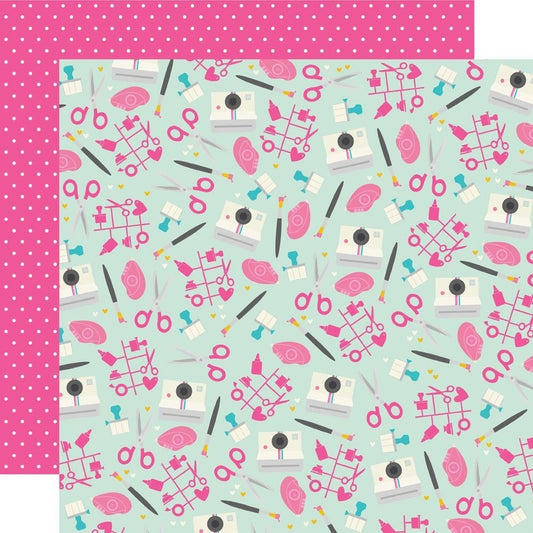 Crafty Babe - Get Creative - 12x12 Pattern Paper*
