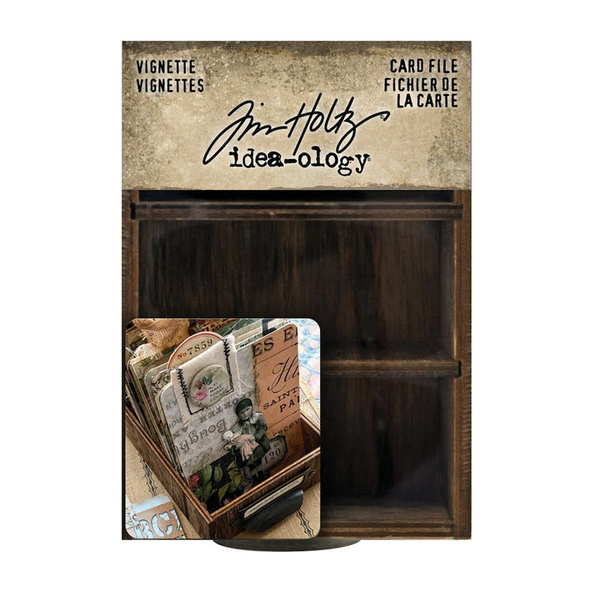 Vignette Card File by Tim Holtz Idea-ology