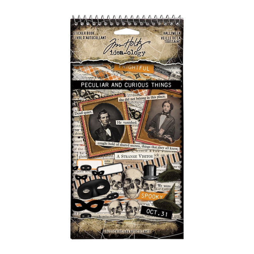Halloween Sticker Book by Tim Holtz Idea-ology
