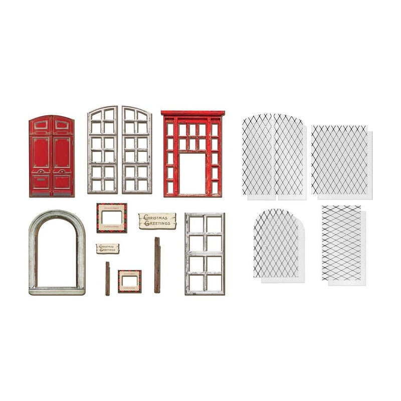 Christmas Baseboards & Transparencies by Tim Holtz Idea-ology