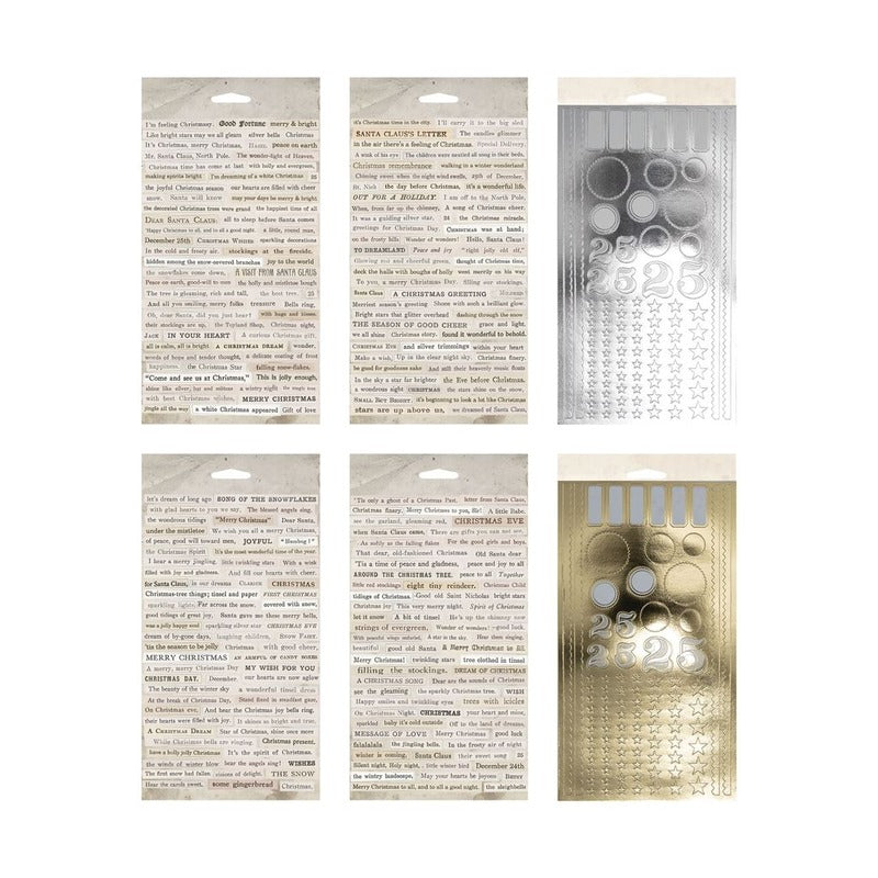 Christmas Traditional Sticker Book by Tim Holtz Idea-ology