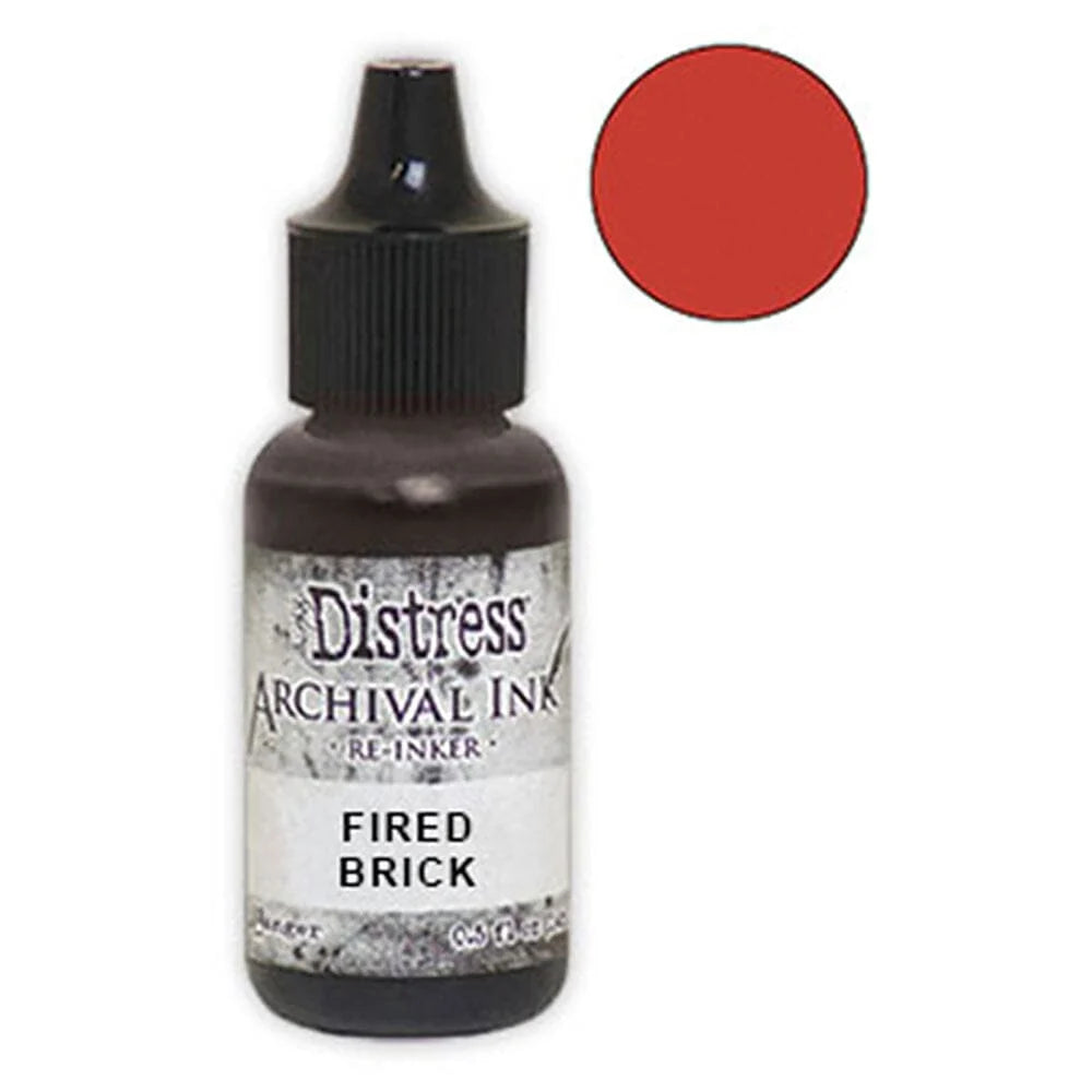Tim Holtz Distress Archival - Fired Brick - Reinker