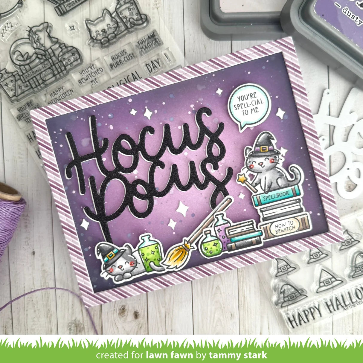 Hocus Purr-cus! Add-On - Stamp & Lawn Cut