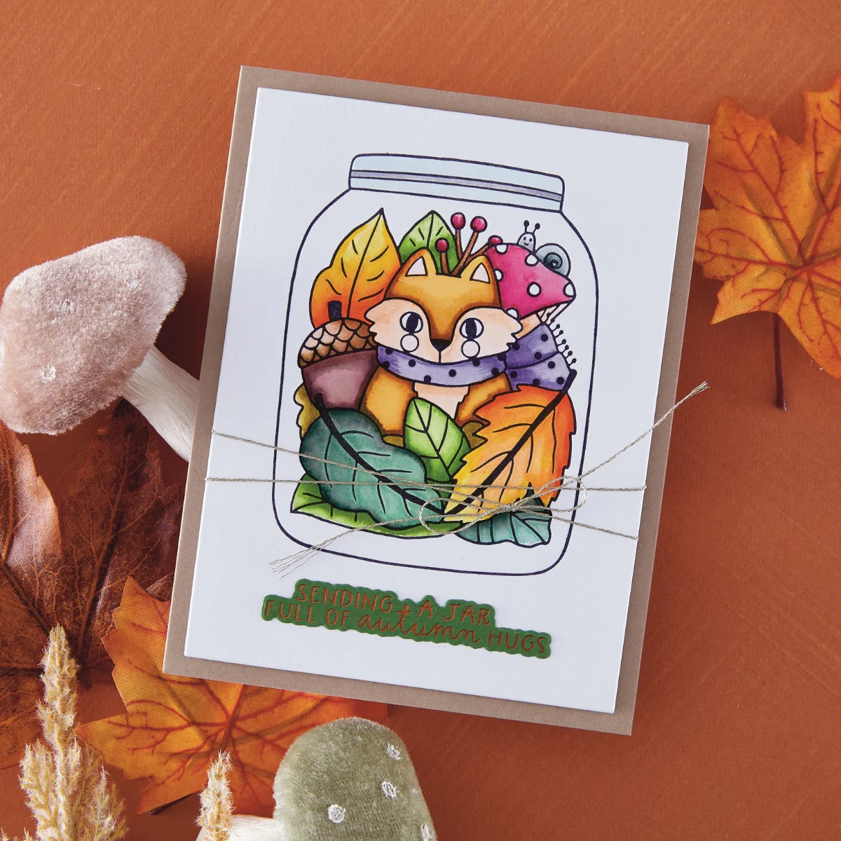 Autumn Hugs Press Plate & Die - BetterPress Society September 2026