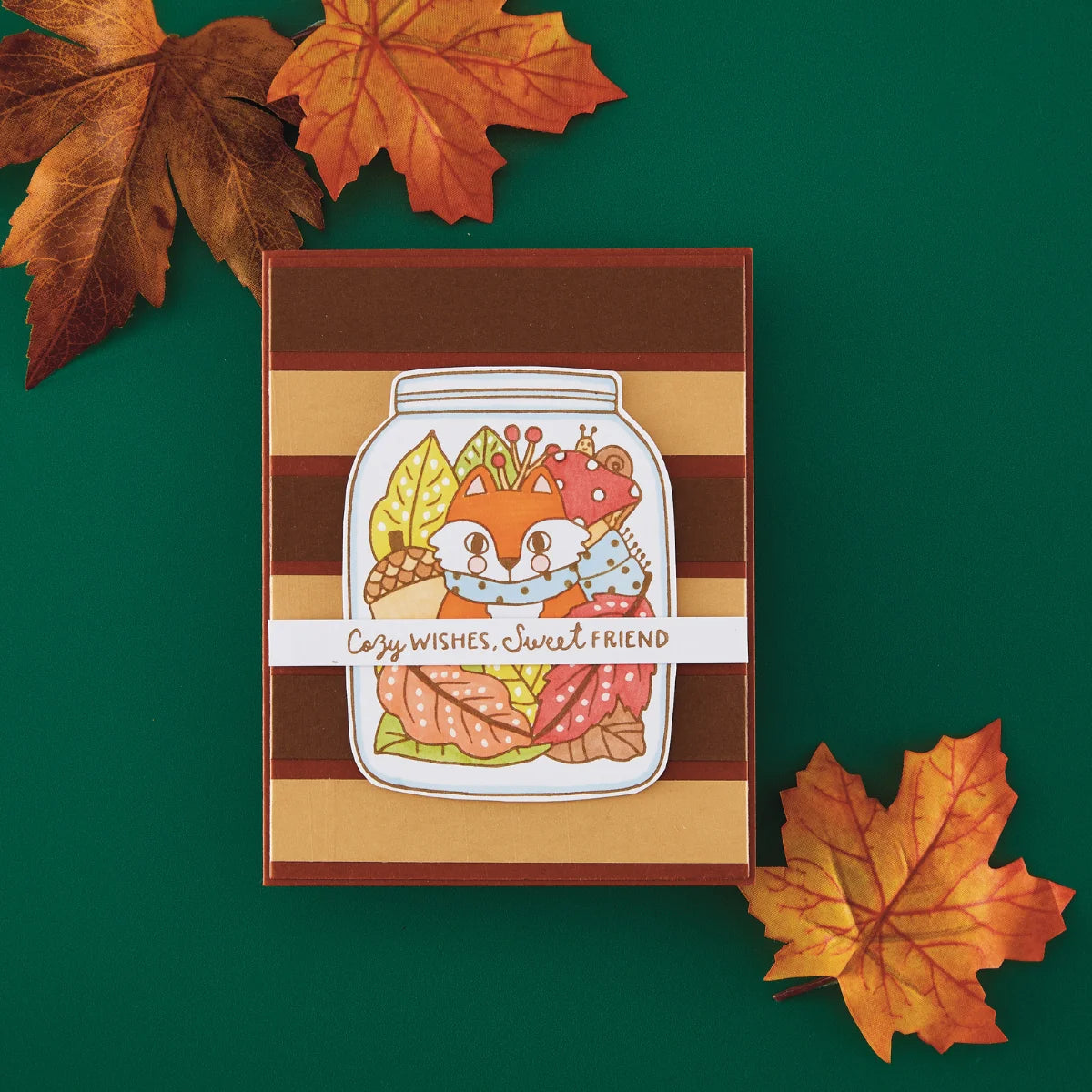 Autumn Hugs Press Plate & Die - BetterPress Society September 2026