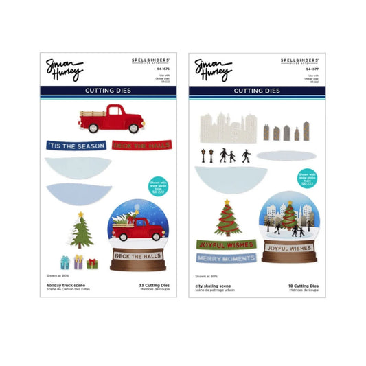 Snow Globe Scenes Bundle - Die by Simon Hurley
