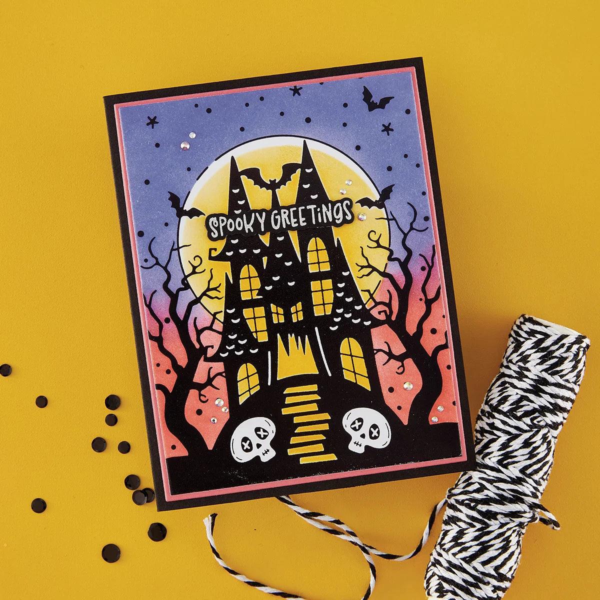 Betterpress Society August 2026 - Haunted House - Press Plate