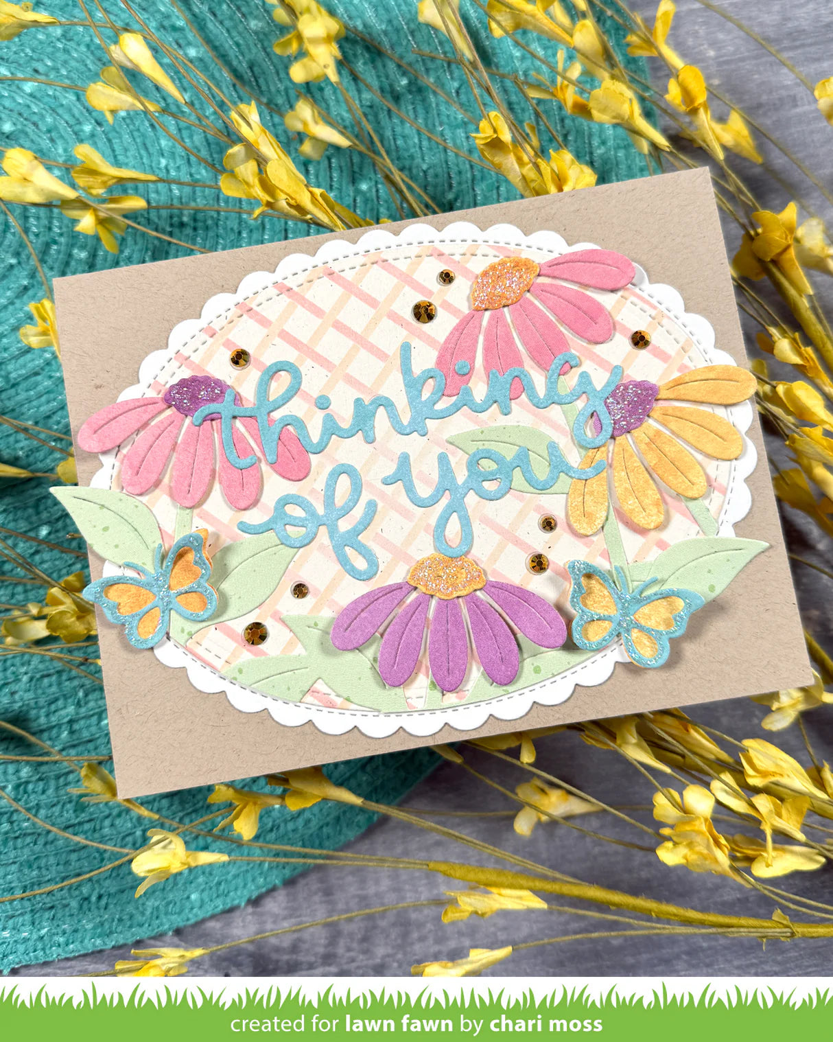 Stitched Scalloped Oval Stackables - Dies