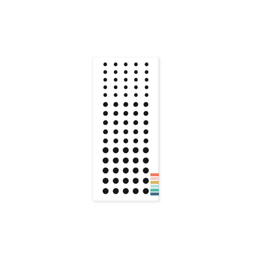 Black Enamel Dots
