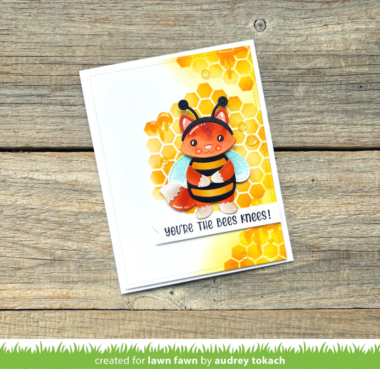 Henry's Build - A - Sentiment : Honey Bee - Stamp