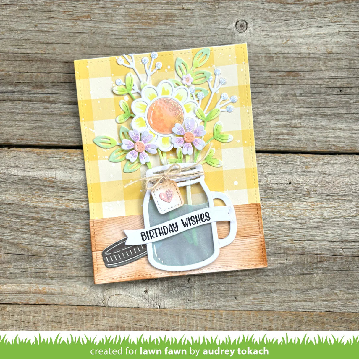 Build-A-Mason Jar - Lawn Cut