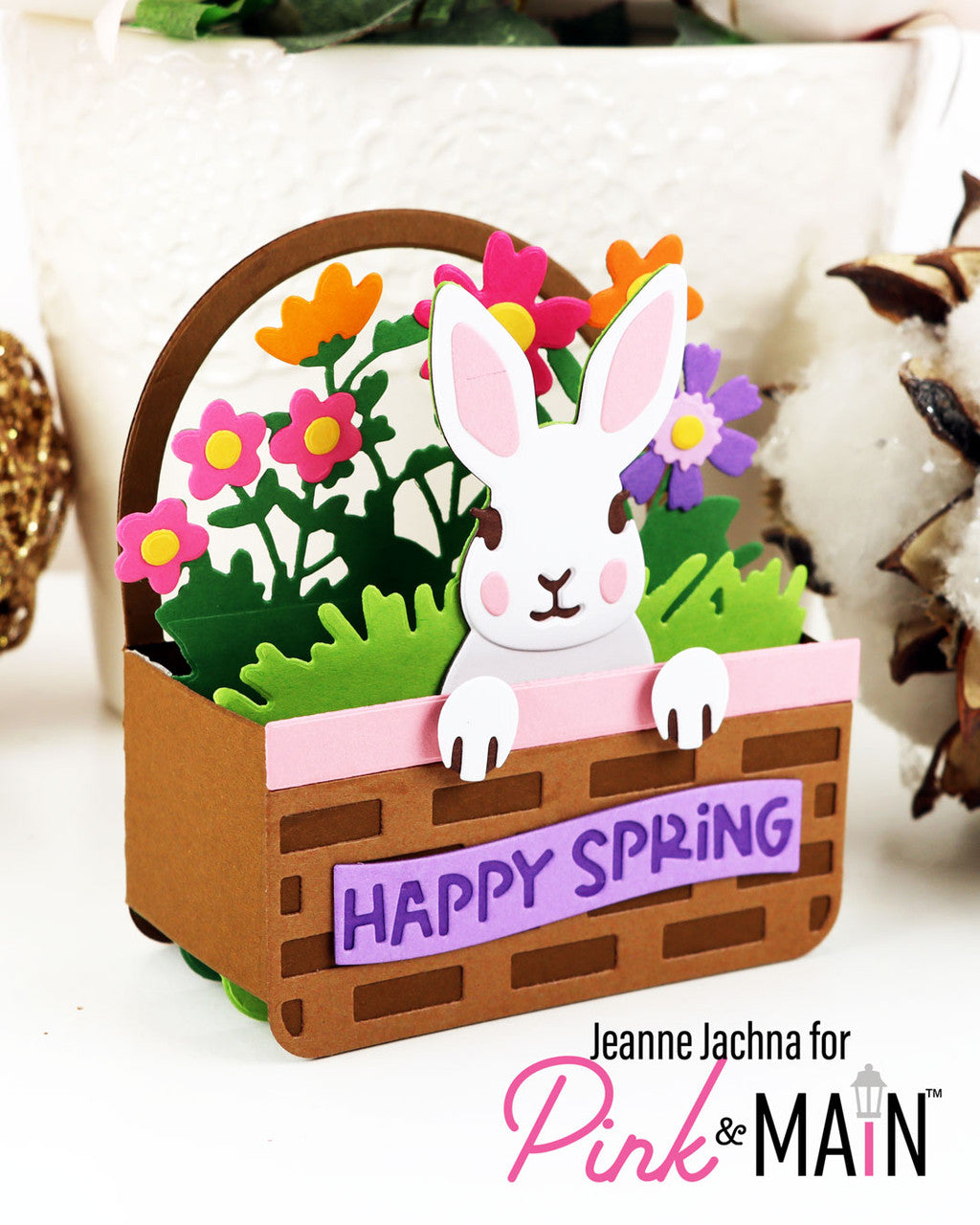 Bunny In The Basket Add-On - Dies