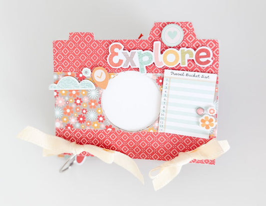 Open Road - Camera Chipboard Album Kit