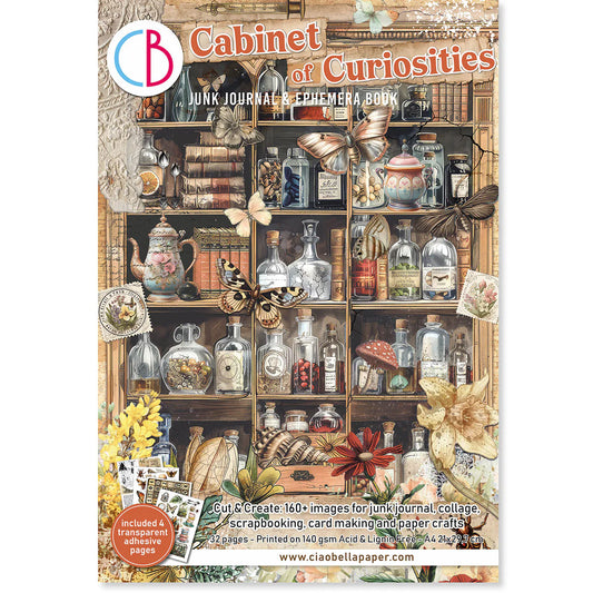 Cabinet Of Curiosities - Junk Journal & Ephemera Book