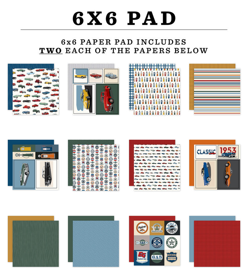 Cars - 6x6 Paper Pad