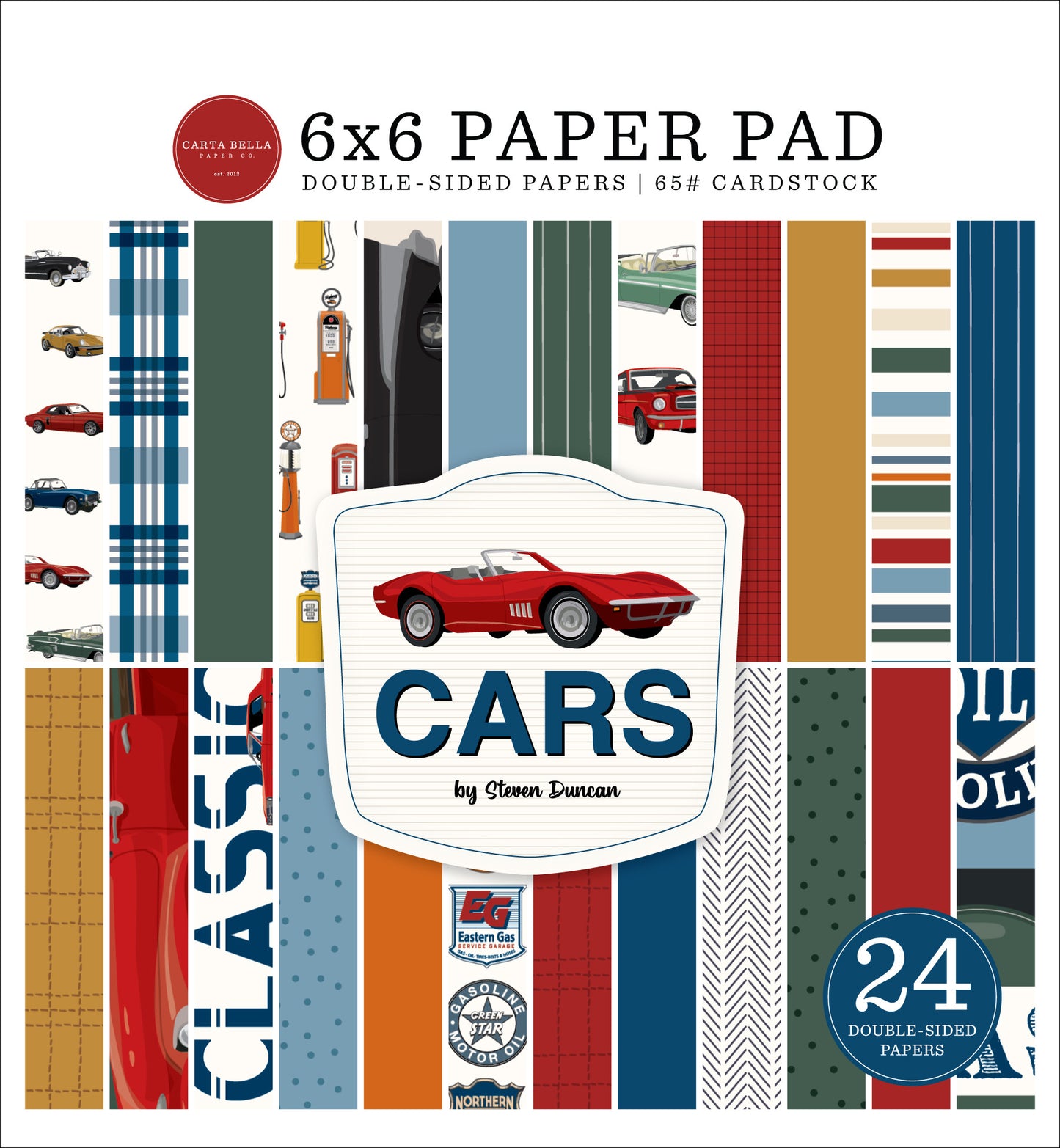 Cars - 6x6 Paper Pad