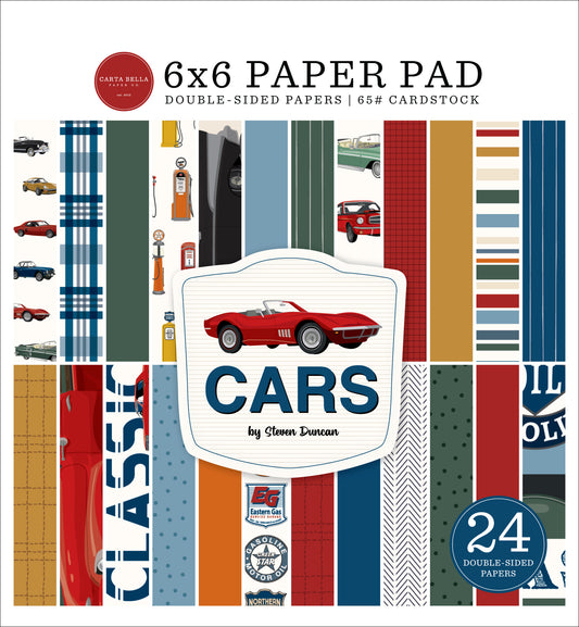 Cars - 6x6 Paper Pad