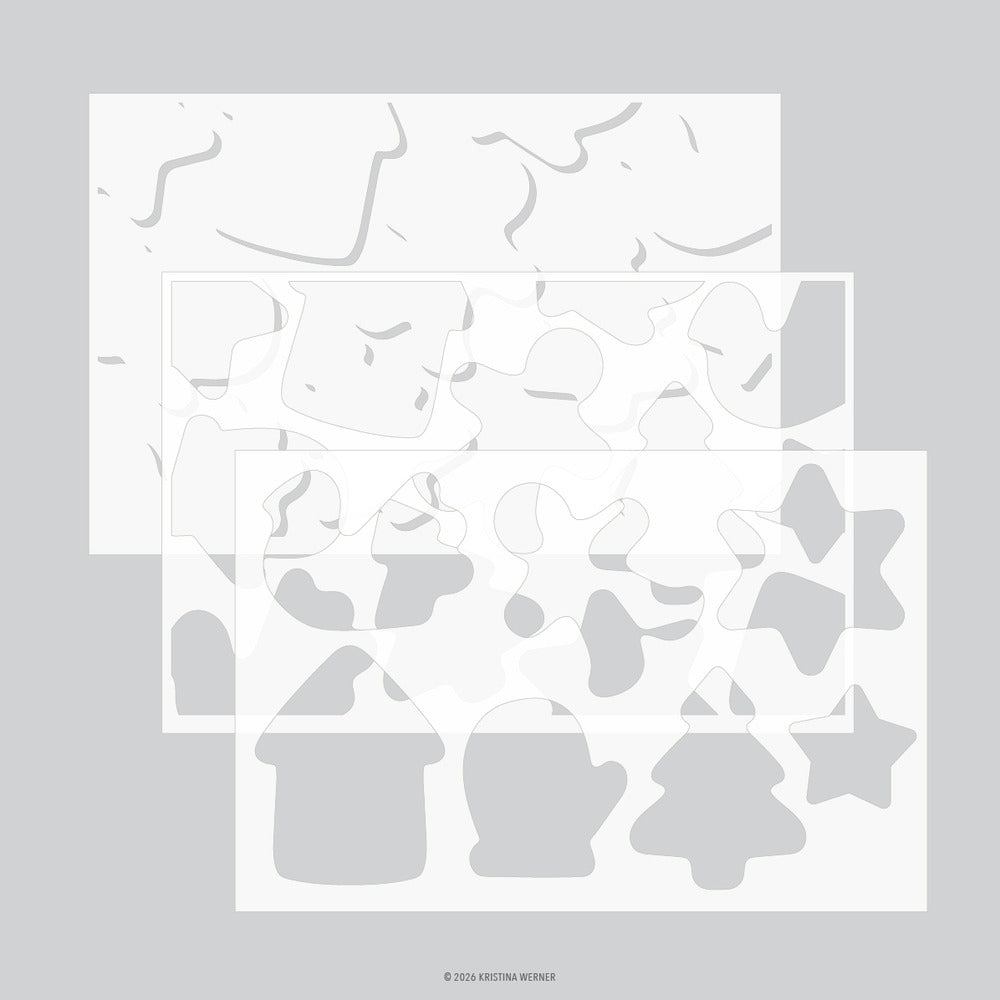 Gingerbread Cookies - Stamp, Die & Stencil