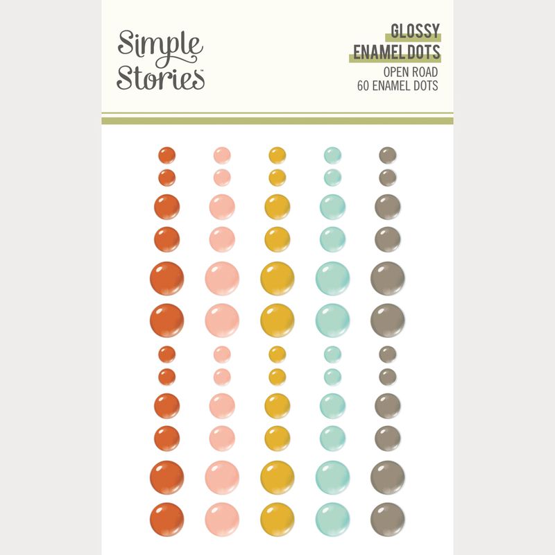 Open Road - Glossy Enamel Dots