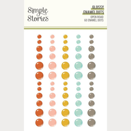 Open Road - Glossy Enamel Dots