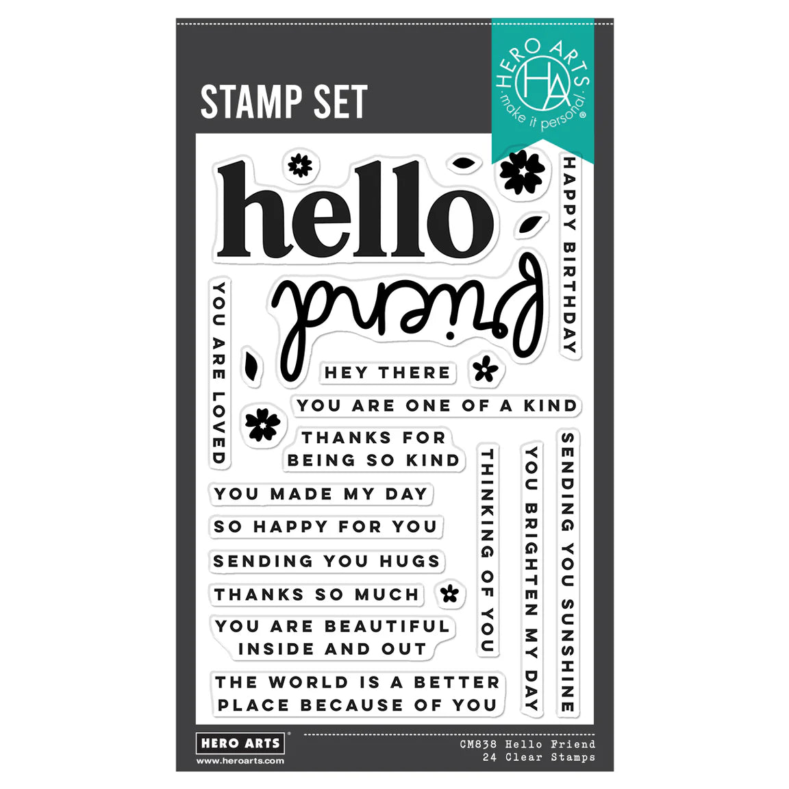 Hello Friend - Stamp & Die Bundle