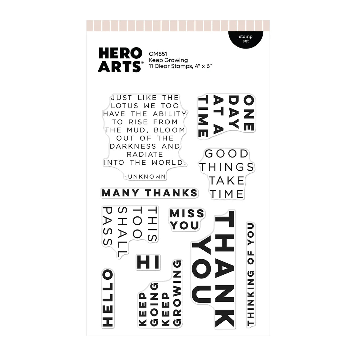 Keep Growing - Stamps