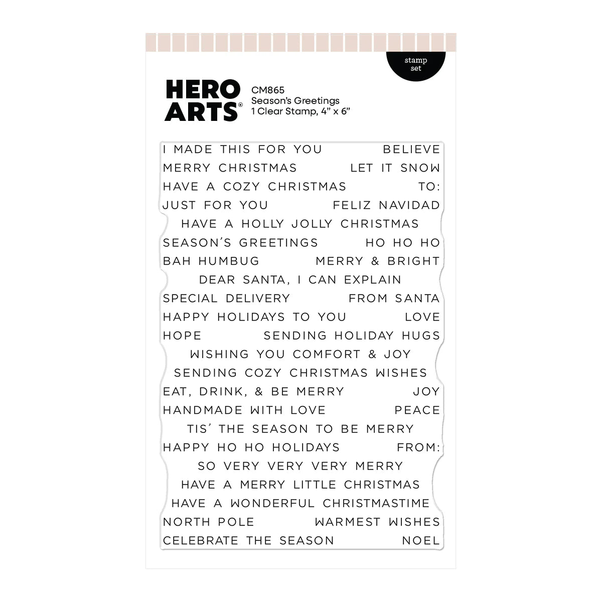 Season's Greetings - Stamp