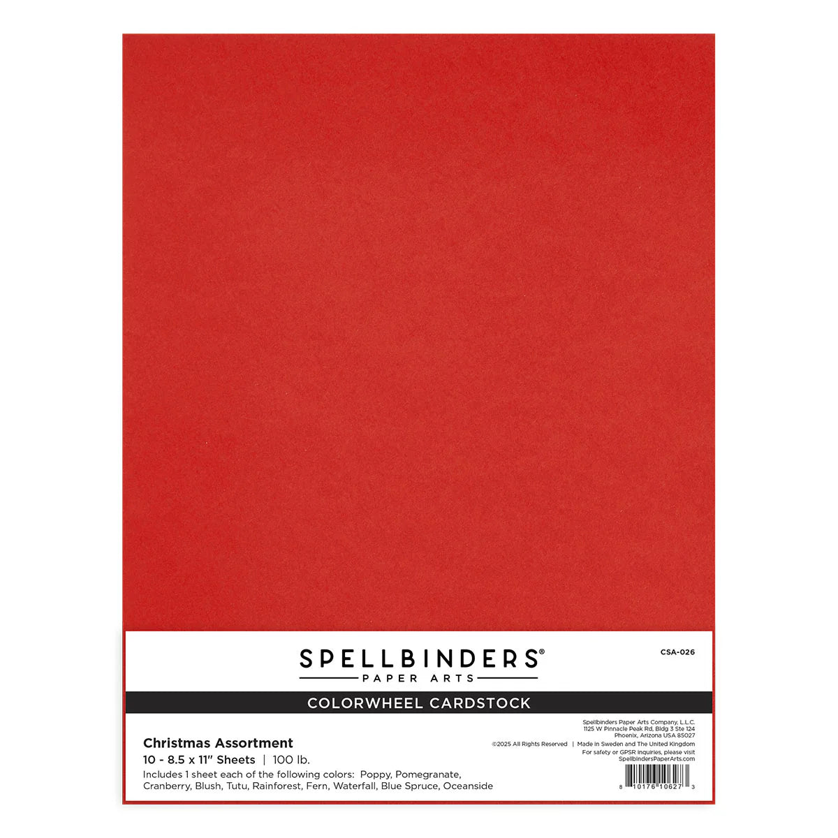 Christmas Assortment - ColorWheel Cardstock - 8.5x11