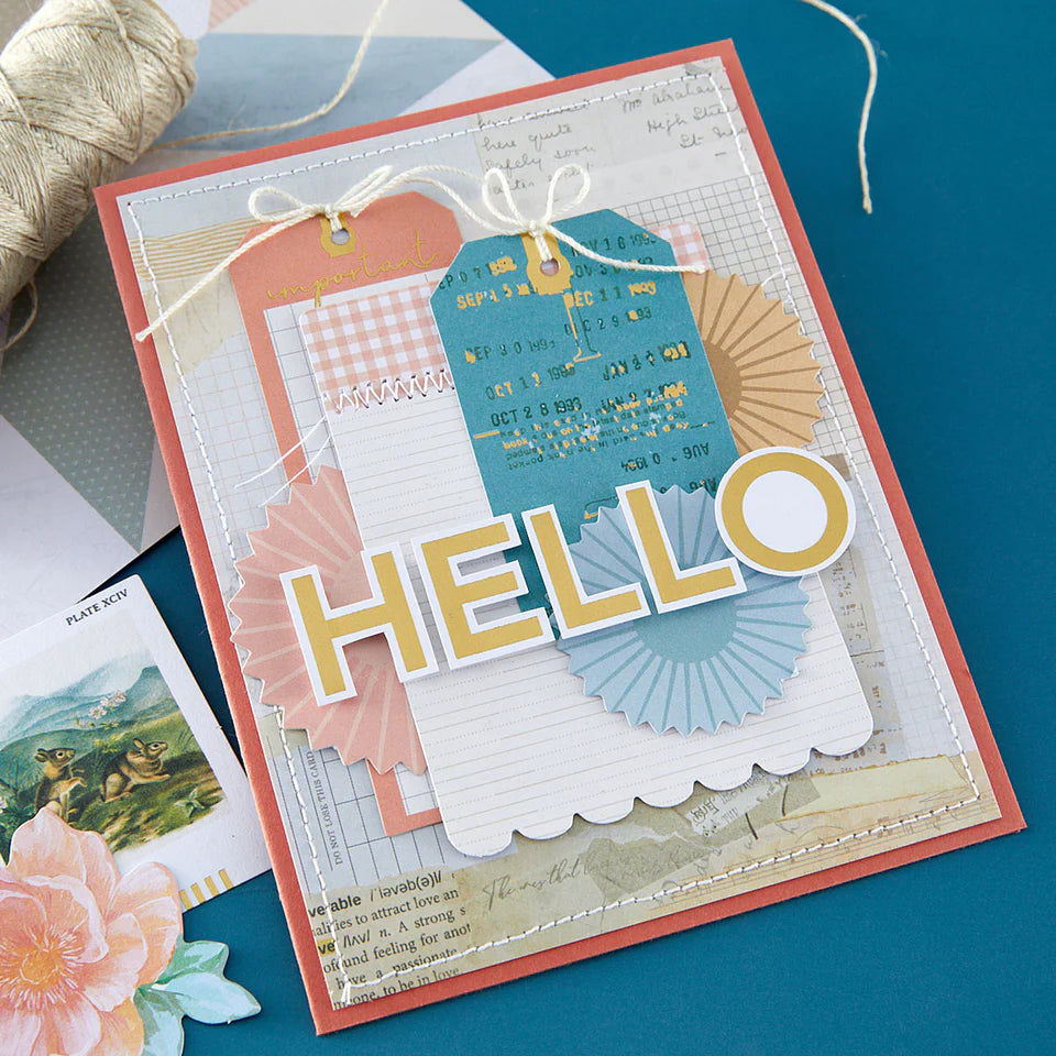 Rosie's Studio - Clementine - Diecut Cardstock Sentiments