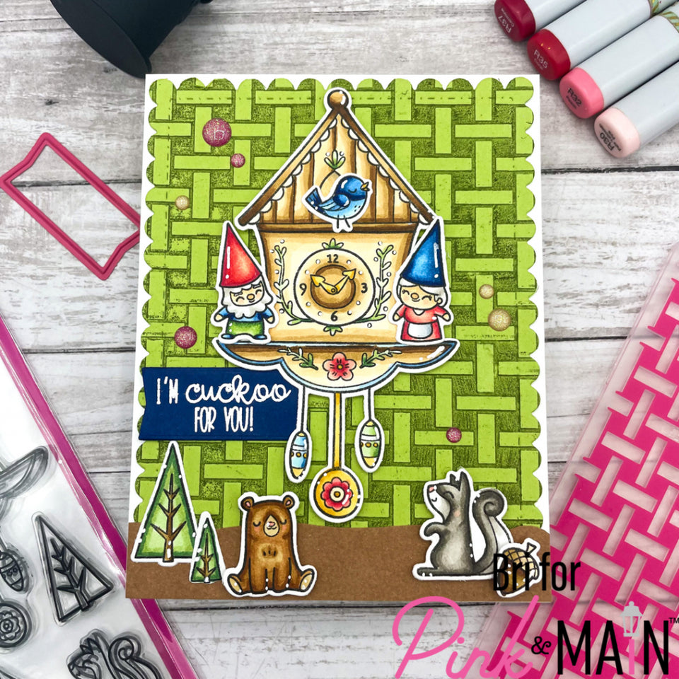 Basket - 6x6 Embossing Folder