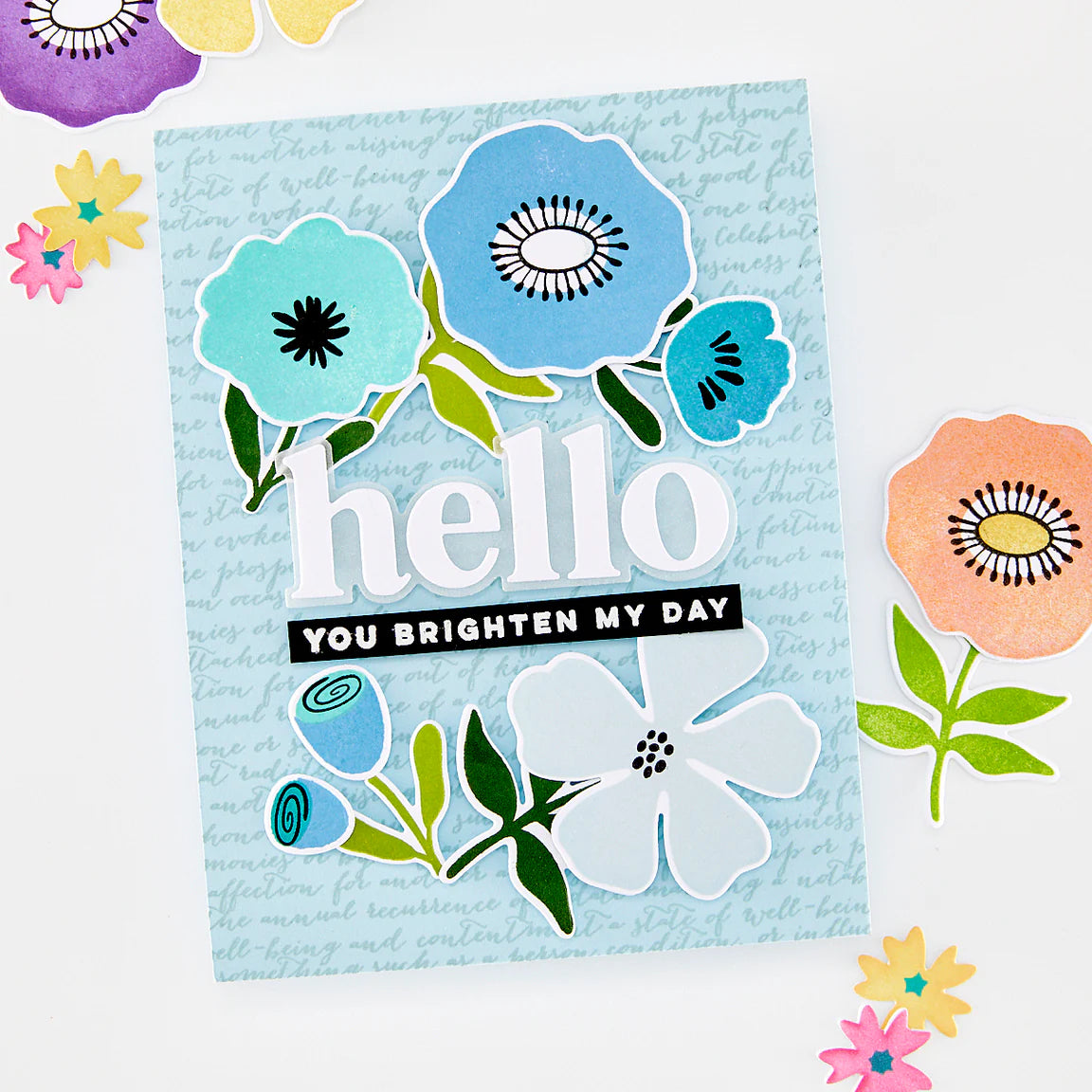 Abstract Floral - Stamp & Cut