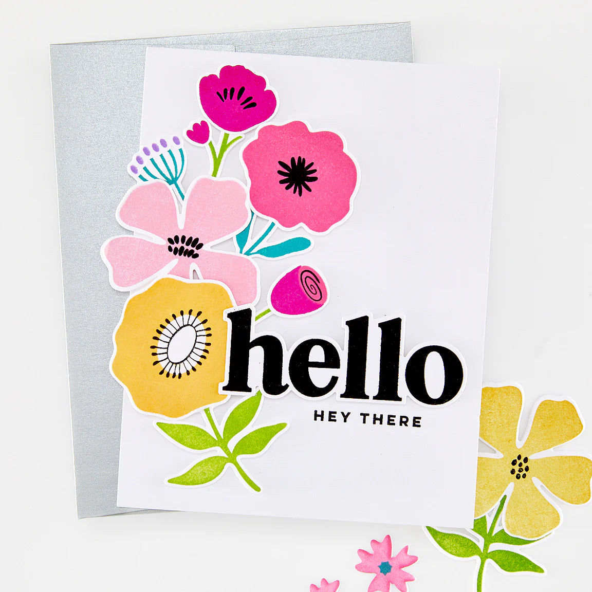 Abstract Floral - Stamp & Cut