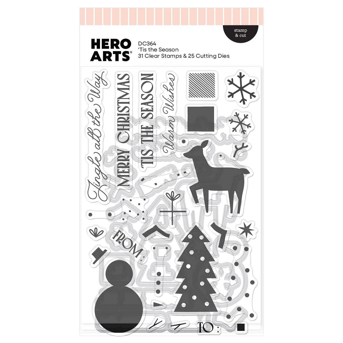 Holiday Stamp Along with Hero Arts 2026