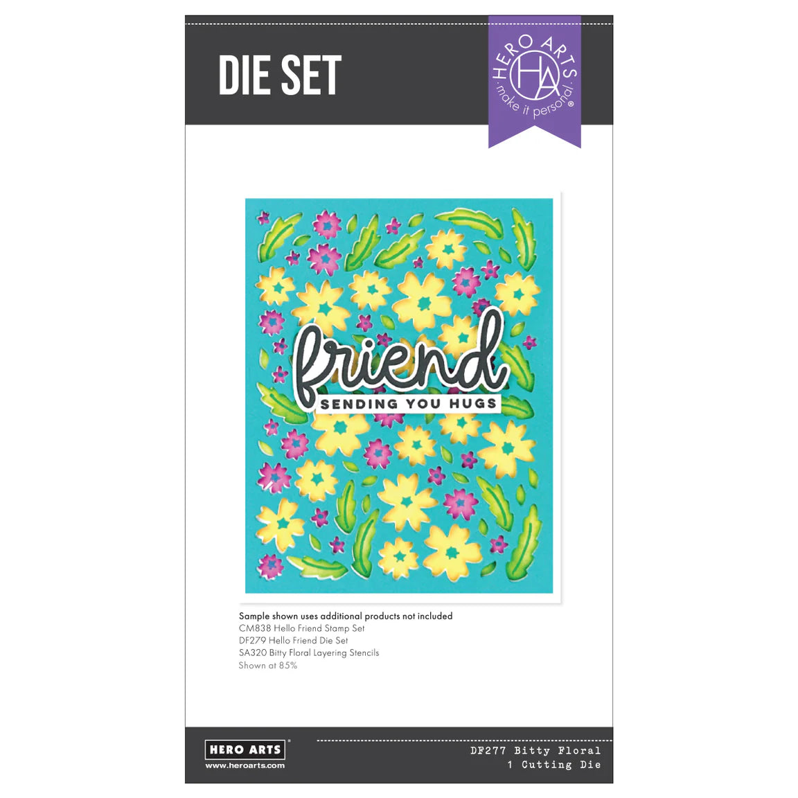Bitty Floral - Stencil & Die Bundle