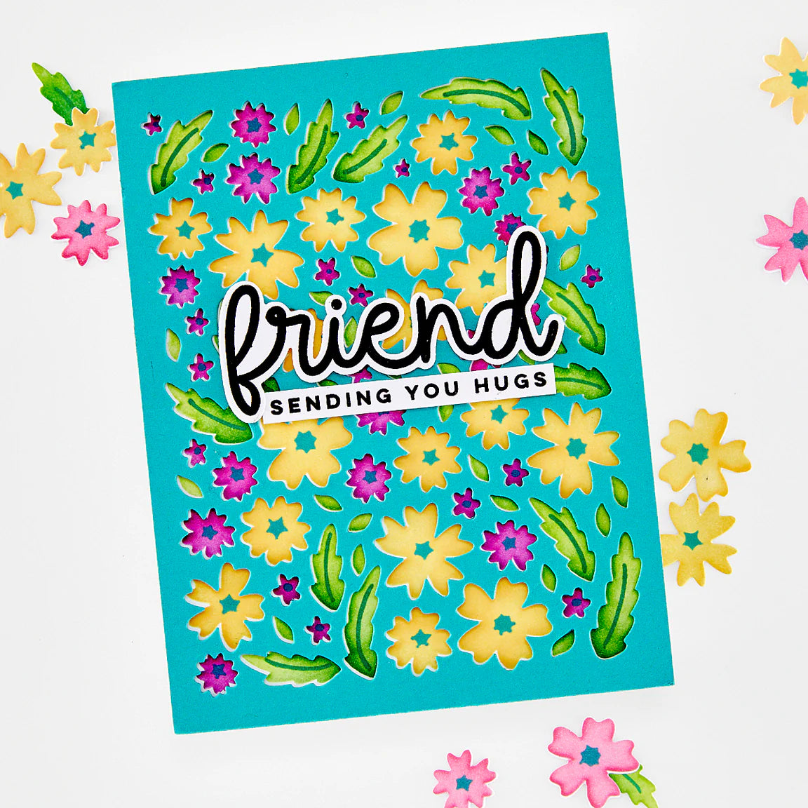 Bitty Floral - Stencil & Die Bundle