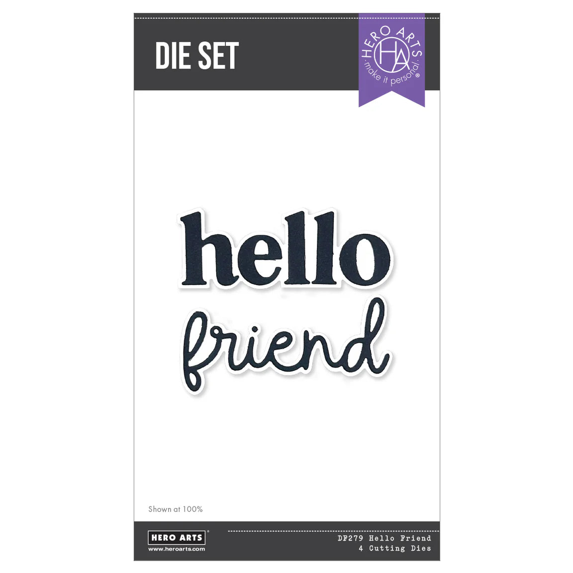 Hello Friend - Stamp & Die Bundle