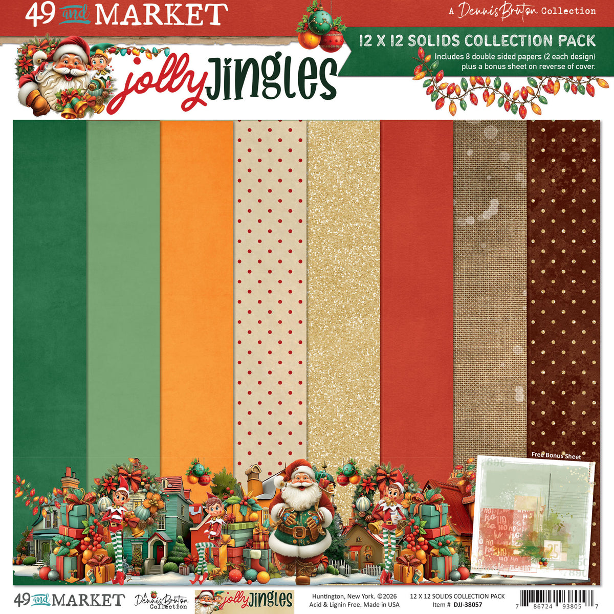 Jolly Jingles - 12x12 Solid Collection