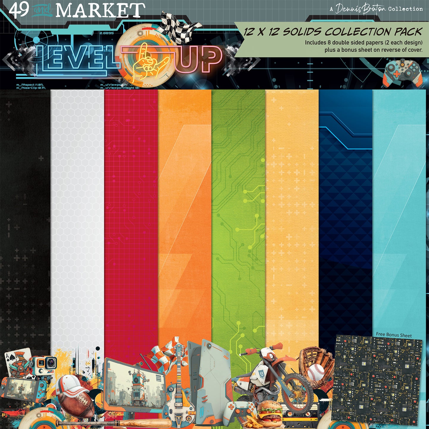 Level Up - 12x12 Solids