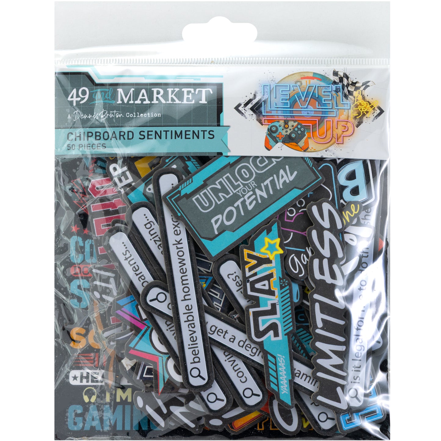 Level Up - Chipboard Set
