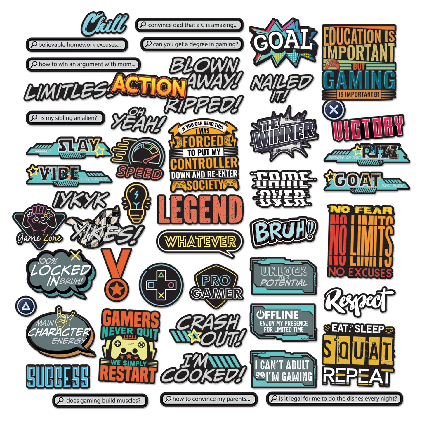 Level Up - Chipboard Set