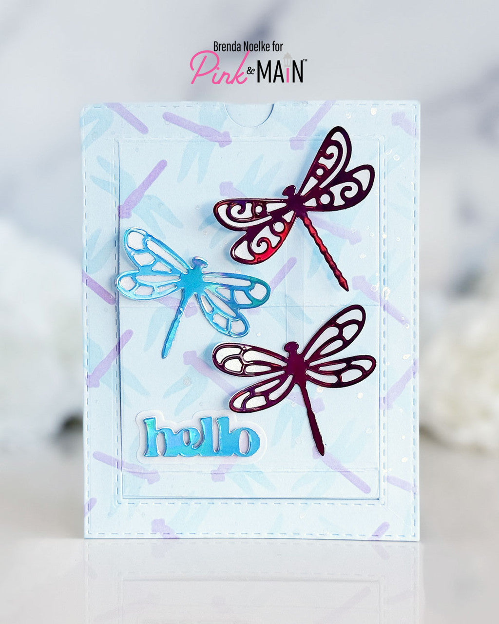 Layered Dragonflies - Stencils