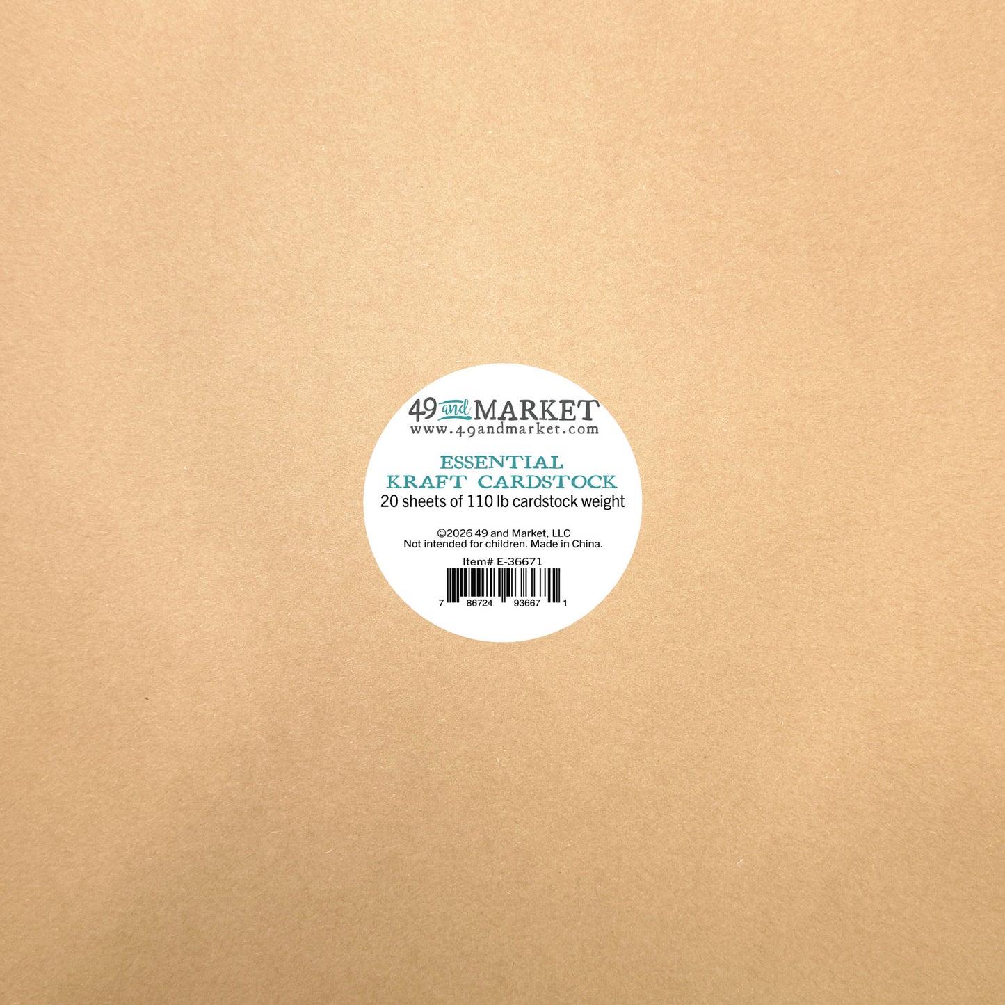 Essential Cardstock - Kraft