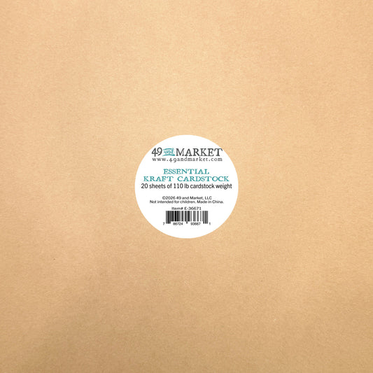 Essential Cardstock - Kraft