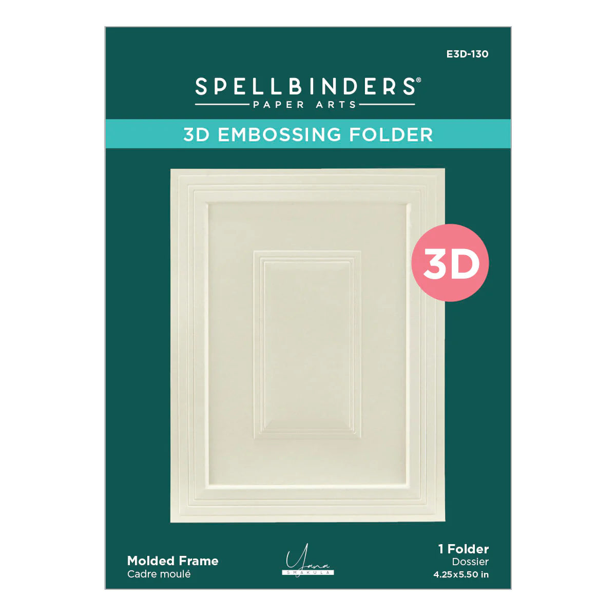 Molded Frame - 3D Embossing Folder