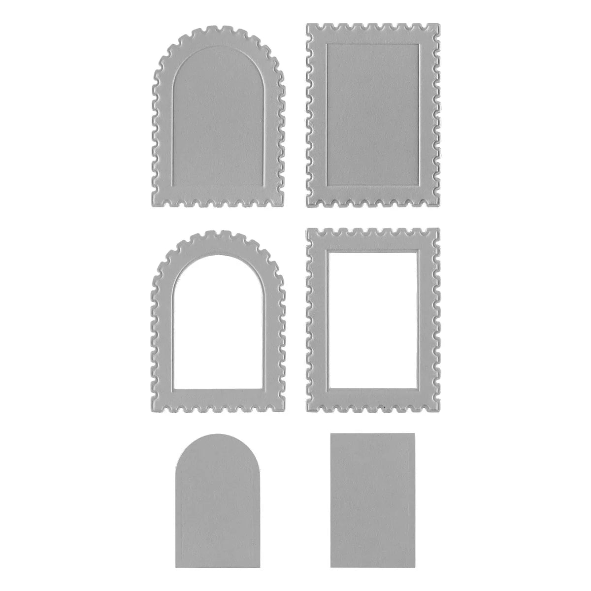 Postage Stamp 3D- Emboss & Cut Folder