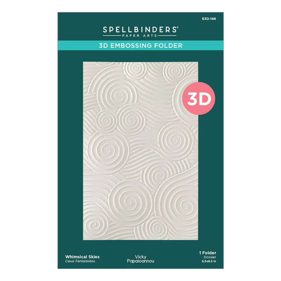 Whimsical Skies - 3D Embossing Folder