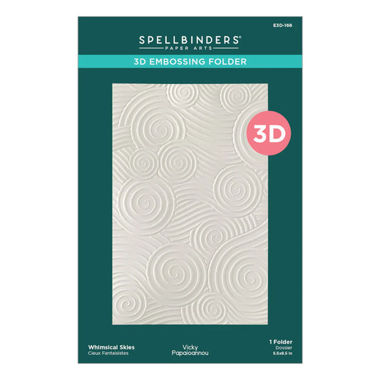 Whimsical Skies - 3D Embossing Folder