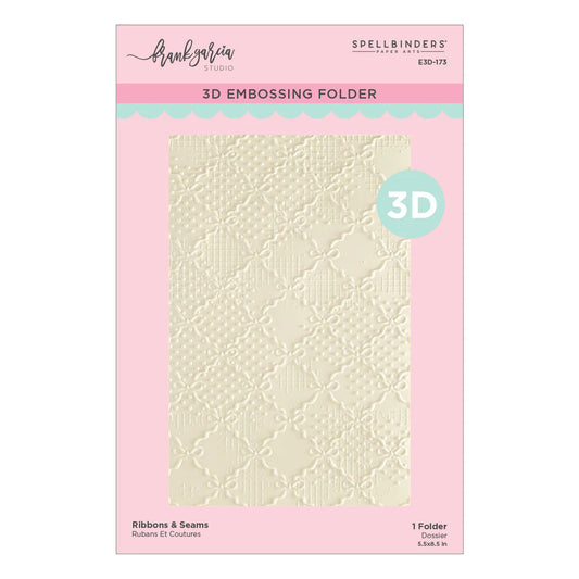 Ribbons & Seams - 3D Embossing Folder